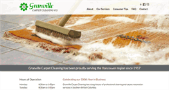 Desktop Screenshot of granvillecarpet.com